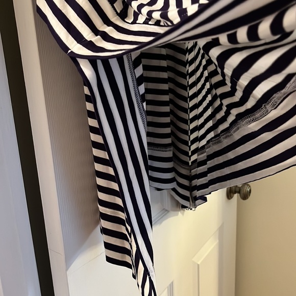Blue by Saks Fifth Avenue striped poncho - Picture 7 of 8
